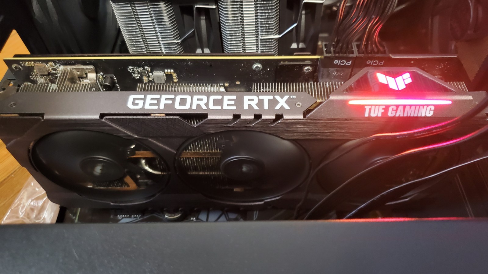 BROKEN ASUS TUF Gaming GeForce RTX 3070 OC 8GB Graphics Card for parts READ