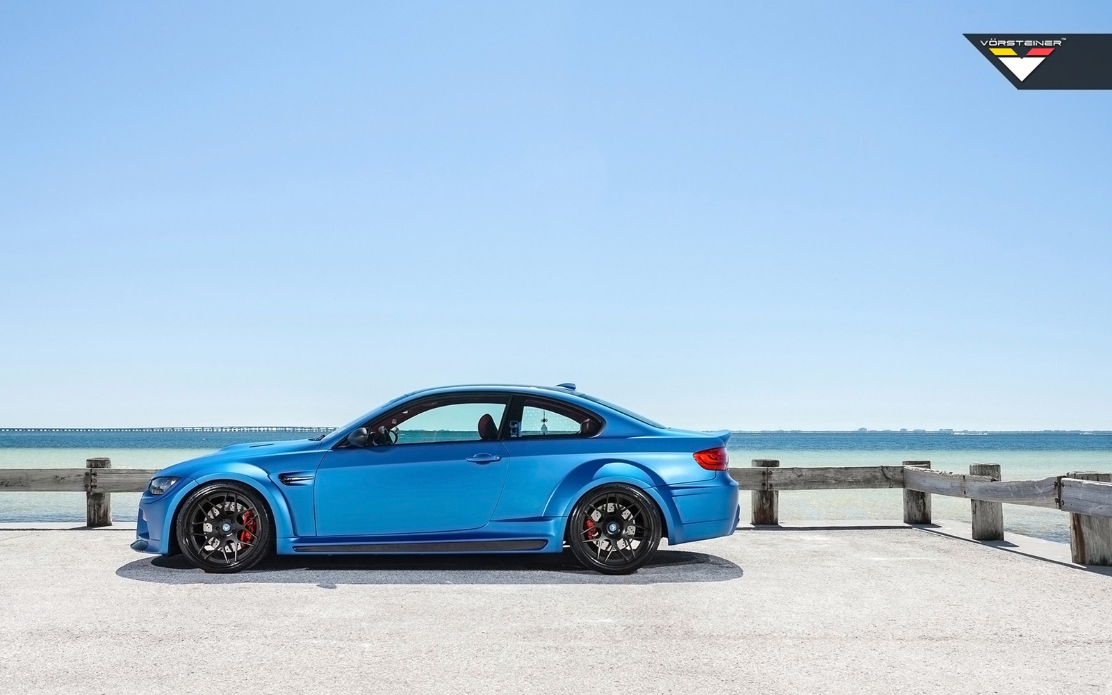 Cars 2014 vorsteiner bmw e92 m3 gtrs3 widebody car Desk Mat Stitched