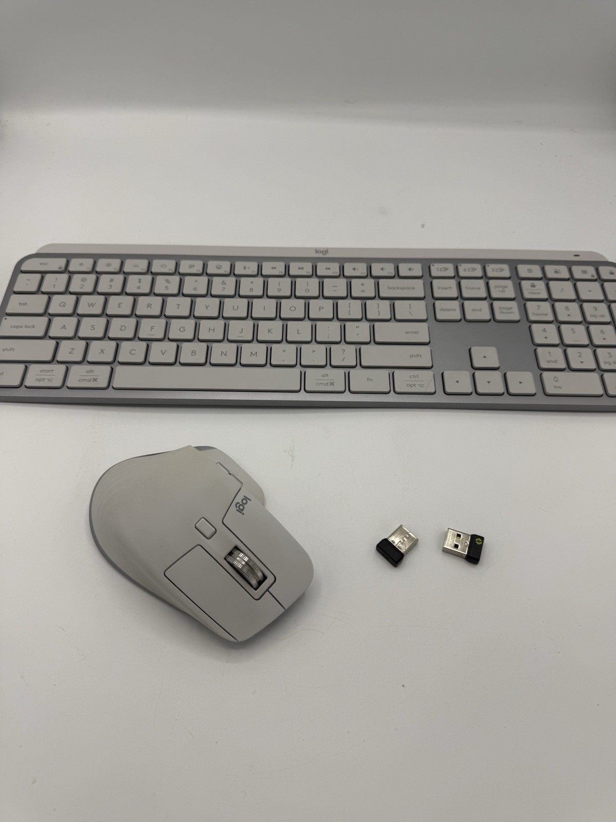 Logitech MX Wireless Mouse And Keyboard W/ Adapters