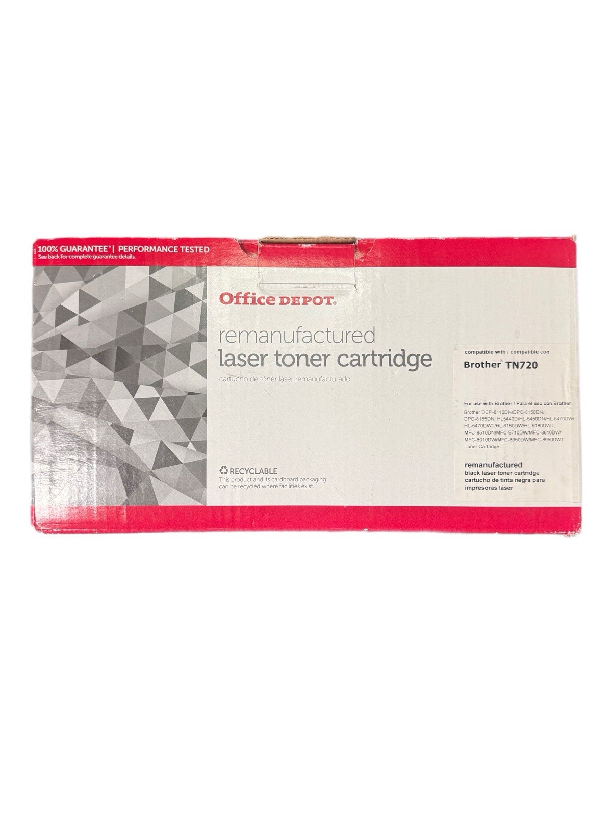 NEW Office Depot Compatible Black Toner Cartridge for Brother TN720