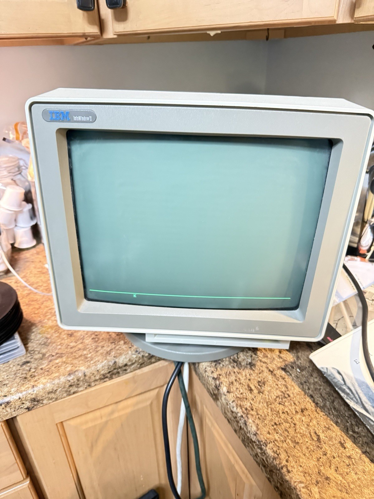 IBM 3487 InfoWindow II Display Station 1995 IBM P/N 06G5314 Tested Working Clean