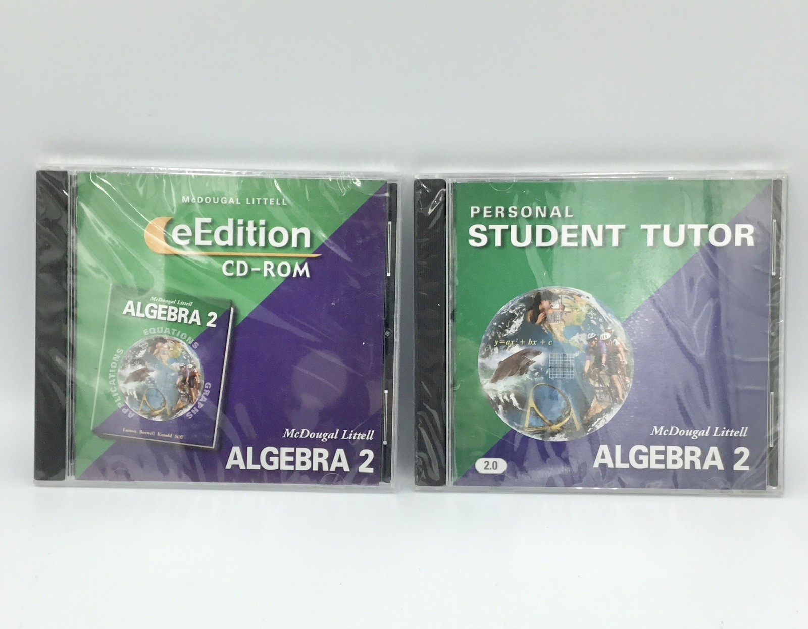 NEW- McDougal Littell Algebra 2 eEdition & Student Tutor Windows/Mac CD-ROM
