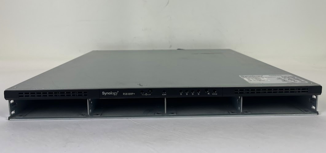 Synology RackStation RS818RP+ 4-Bay 1U NAS | Redundant PSU | No Drives