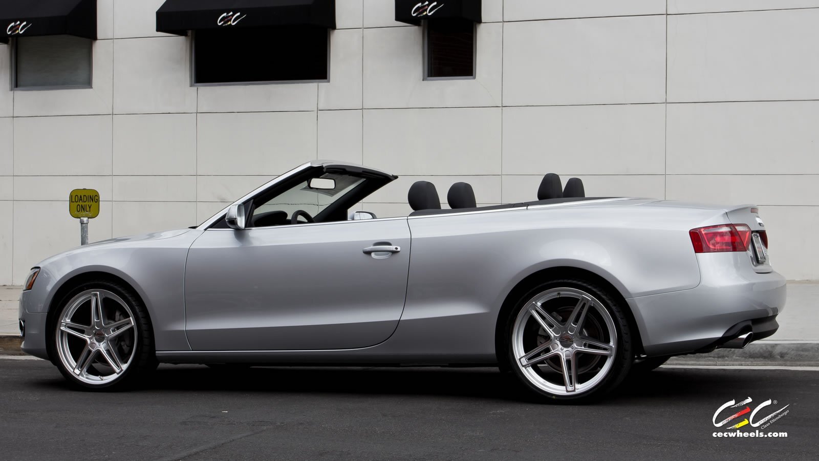 Cars 2015 cec tuning wheels audi a5 Desk Mat Stitched