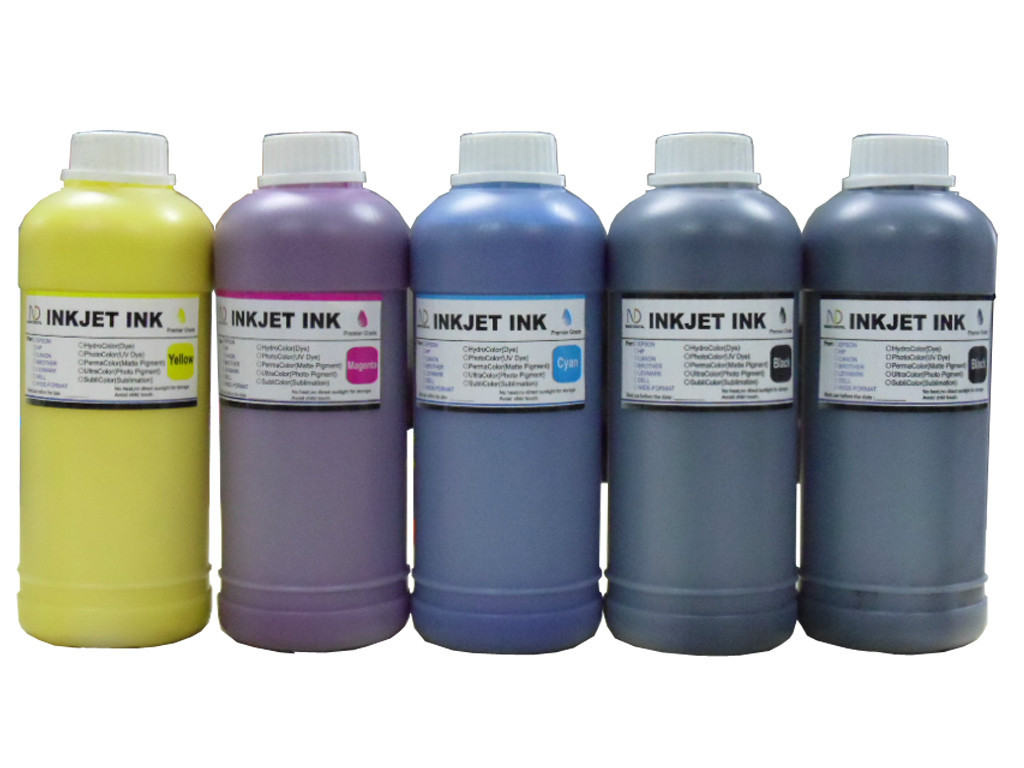 5x500ml ND® non-oem Pigment Ink for 542 902 EcoTank ET-5150 WorkForce Pro C5210 