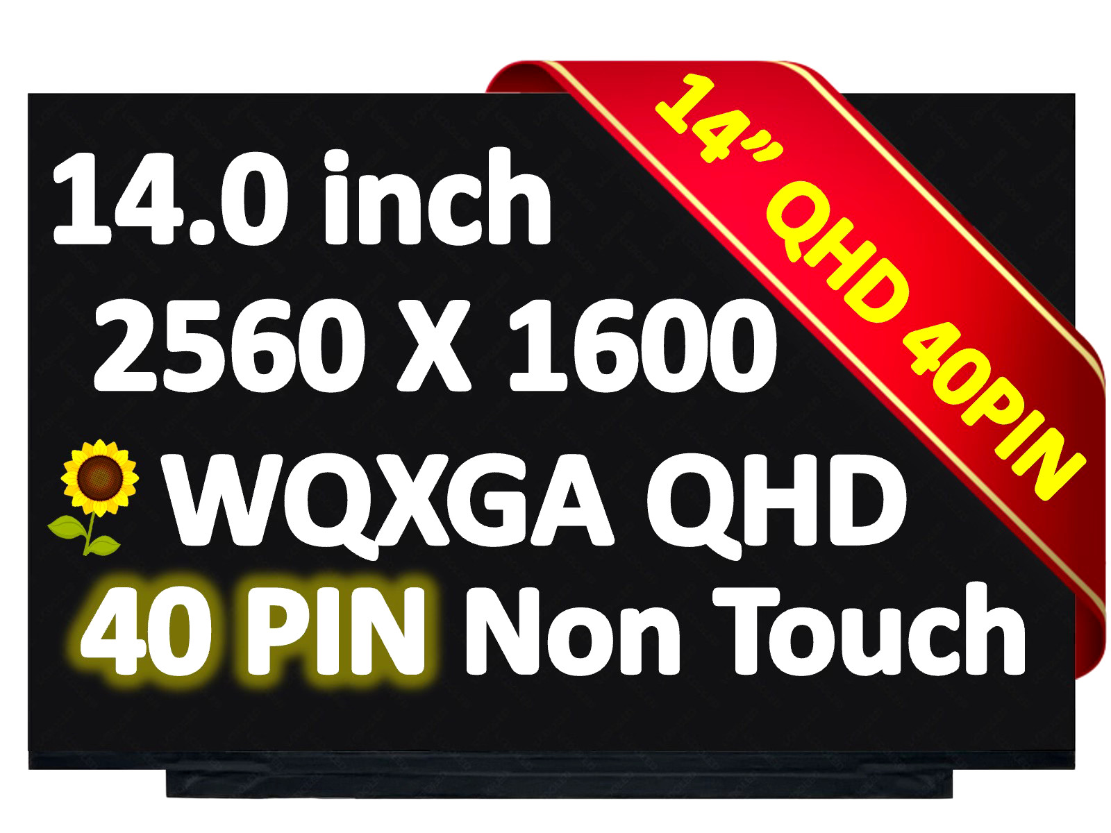 NE140QDM-NX1 V18.0 IPS 14" WQXGA 2560 x 1600 Laptop LED LCD Screen Display