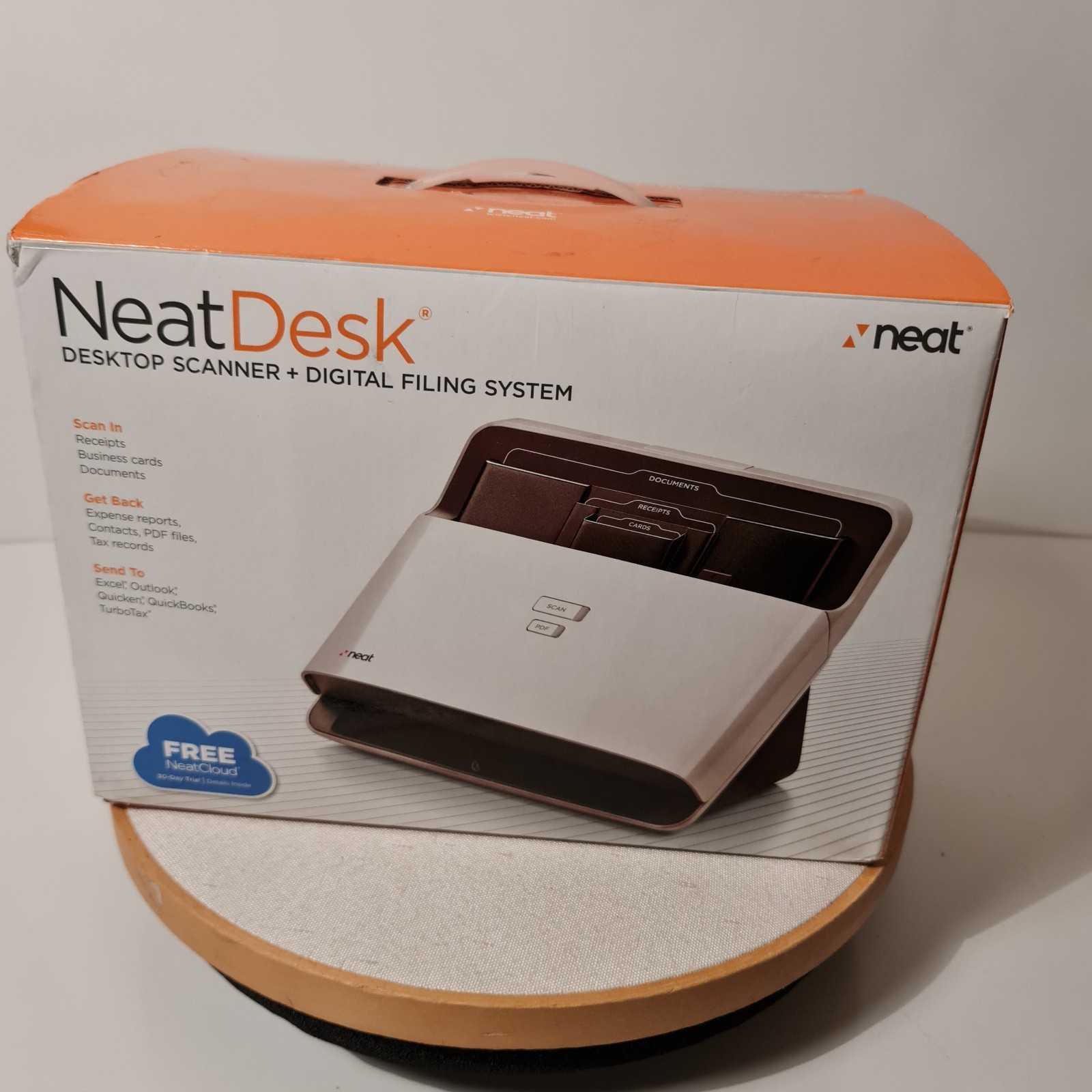 NeatDesk Plus Desktop Scanner and Digital Filing System ND-1000 Open Box