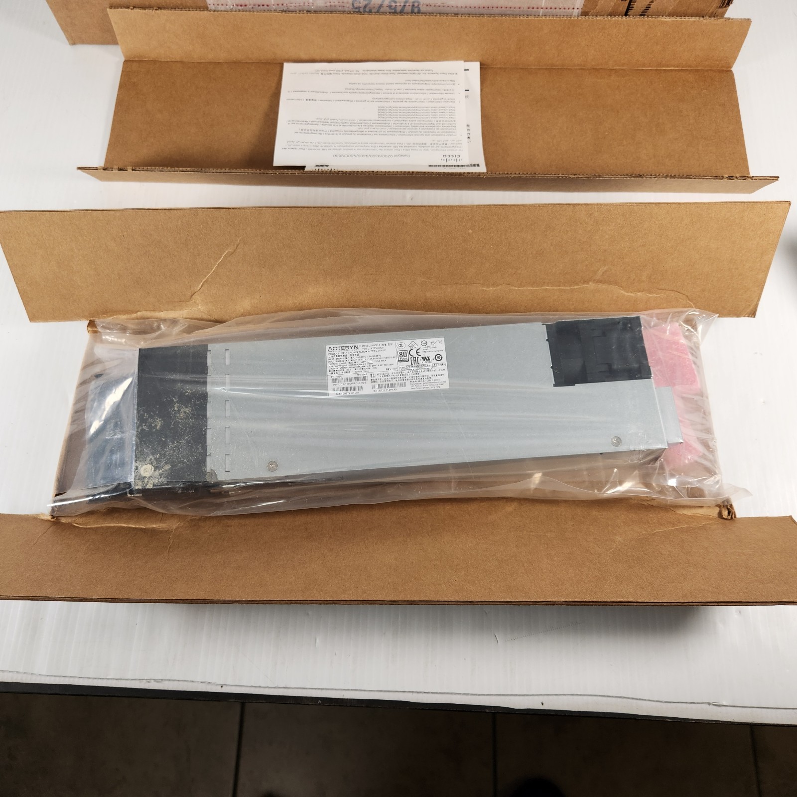 Cisco PWR-C1-1100WAC-P 1100W Platinum Power Supply Catalyst 9300 New Open Box