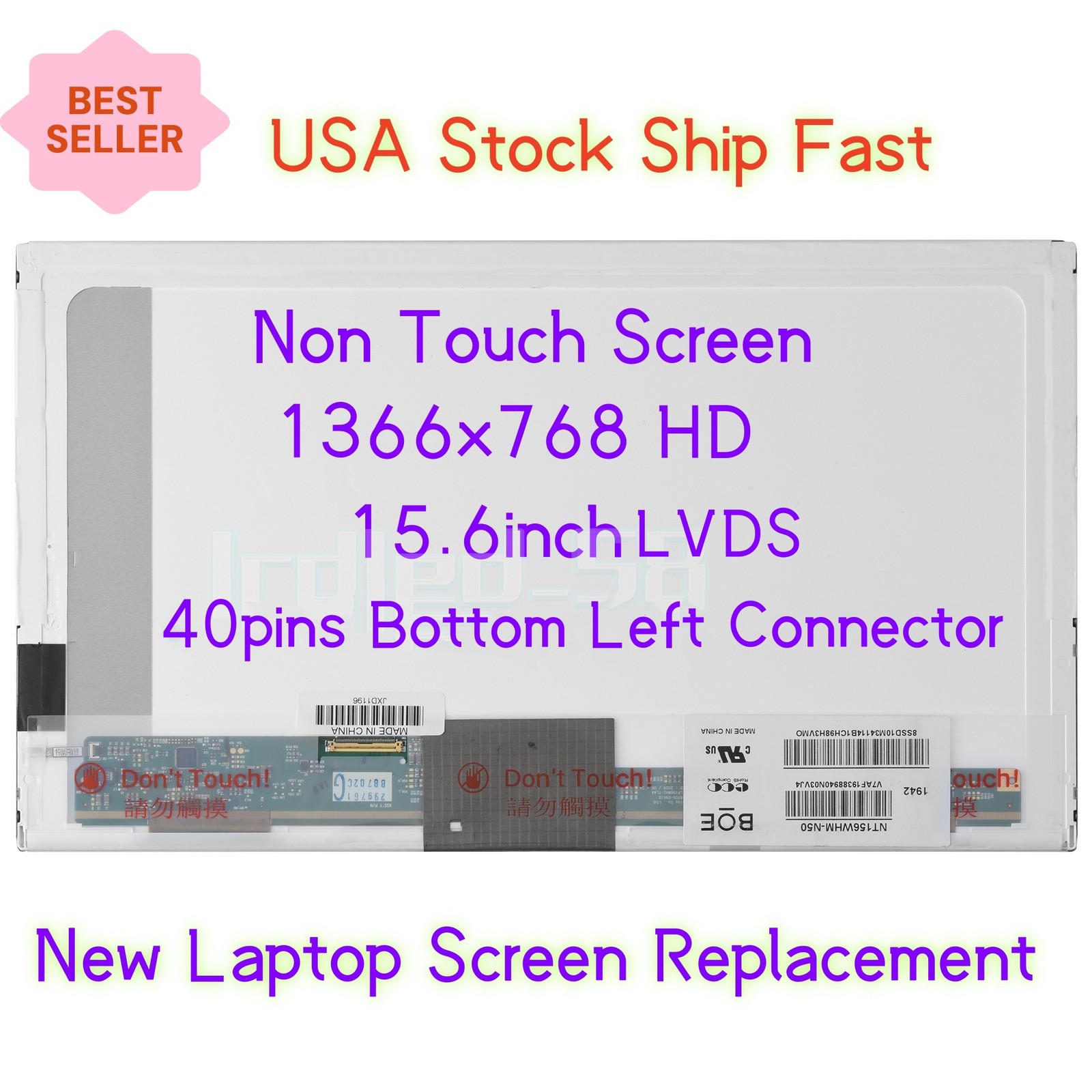 IBM-Lenovo IDEAPAD Y510P Series 15.6" LED LCD Screen Display Panel HD