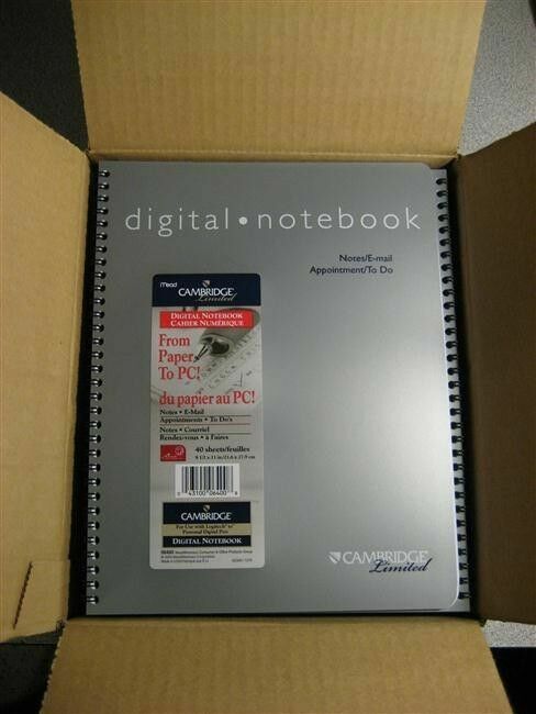 48x Cambridge Digital Notebook Notepad From Paper To PC With Logitech IO Pen IO2