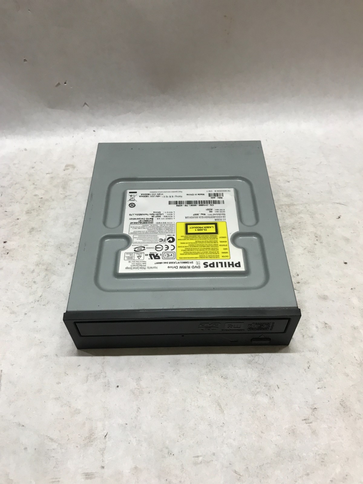 Philips DVD8801/96 5.25in IDE Internal DVD RW Dual Layer 16x PC Black - DW