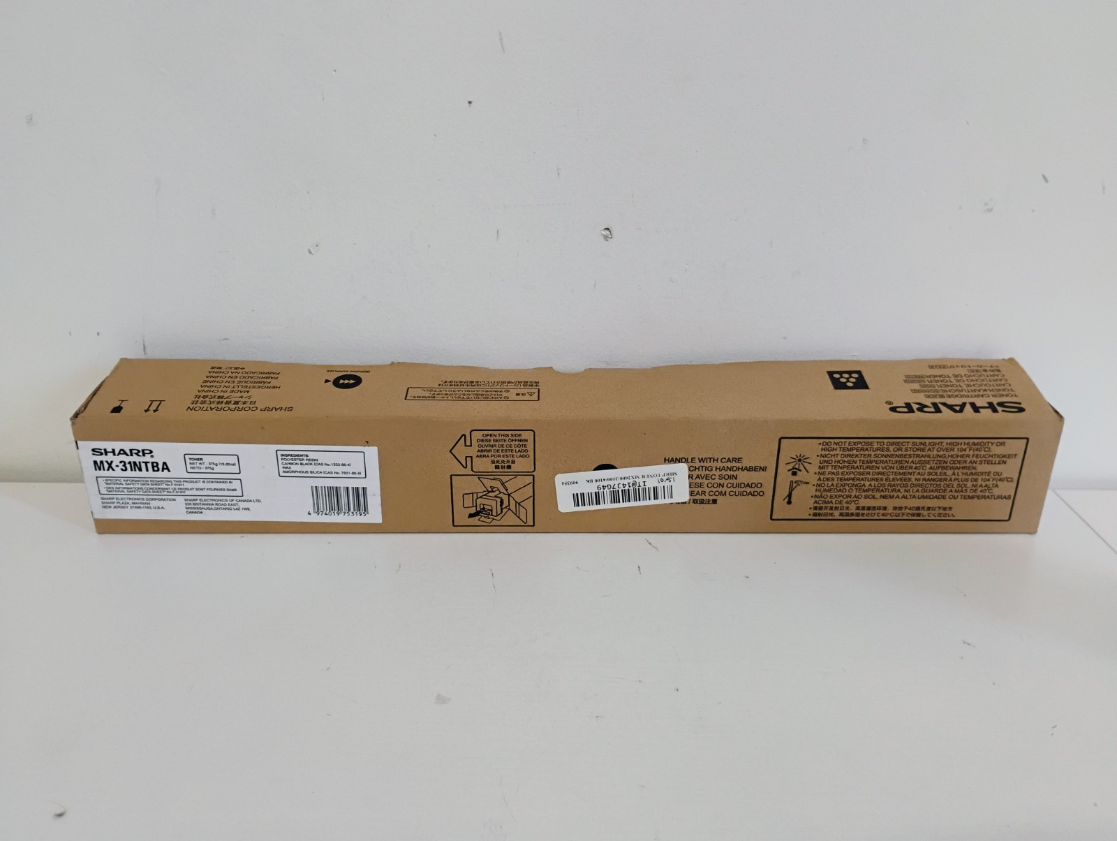 Genuine Sharp MX-31NTBA Black Toner Cartridge MX31NTBA 18K Yield OEM