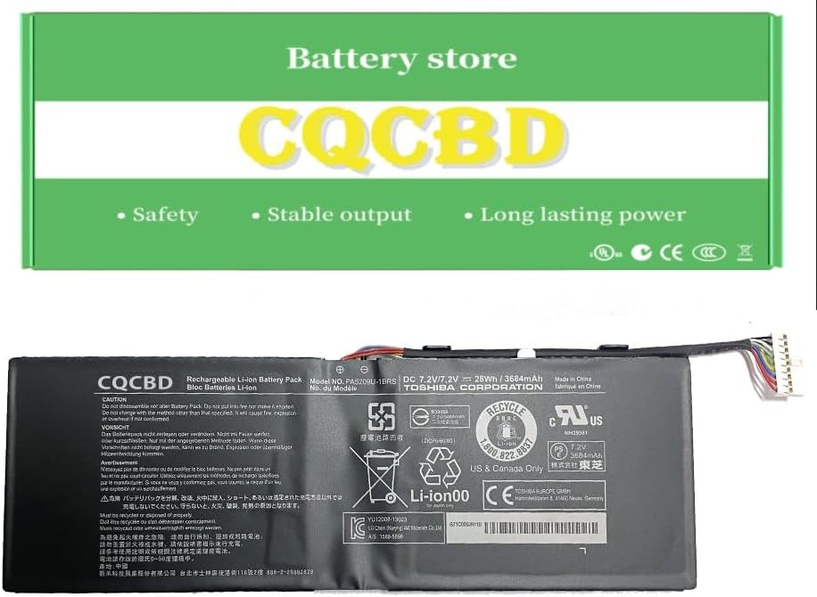 PA5209U 1BRS Battery for Toshiba Satellite L10 B003 L10W C L10W B L10T L10W