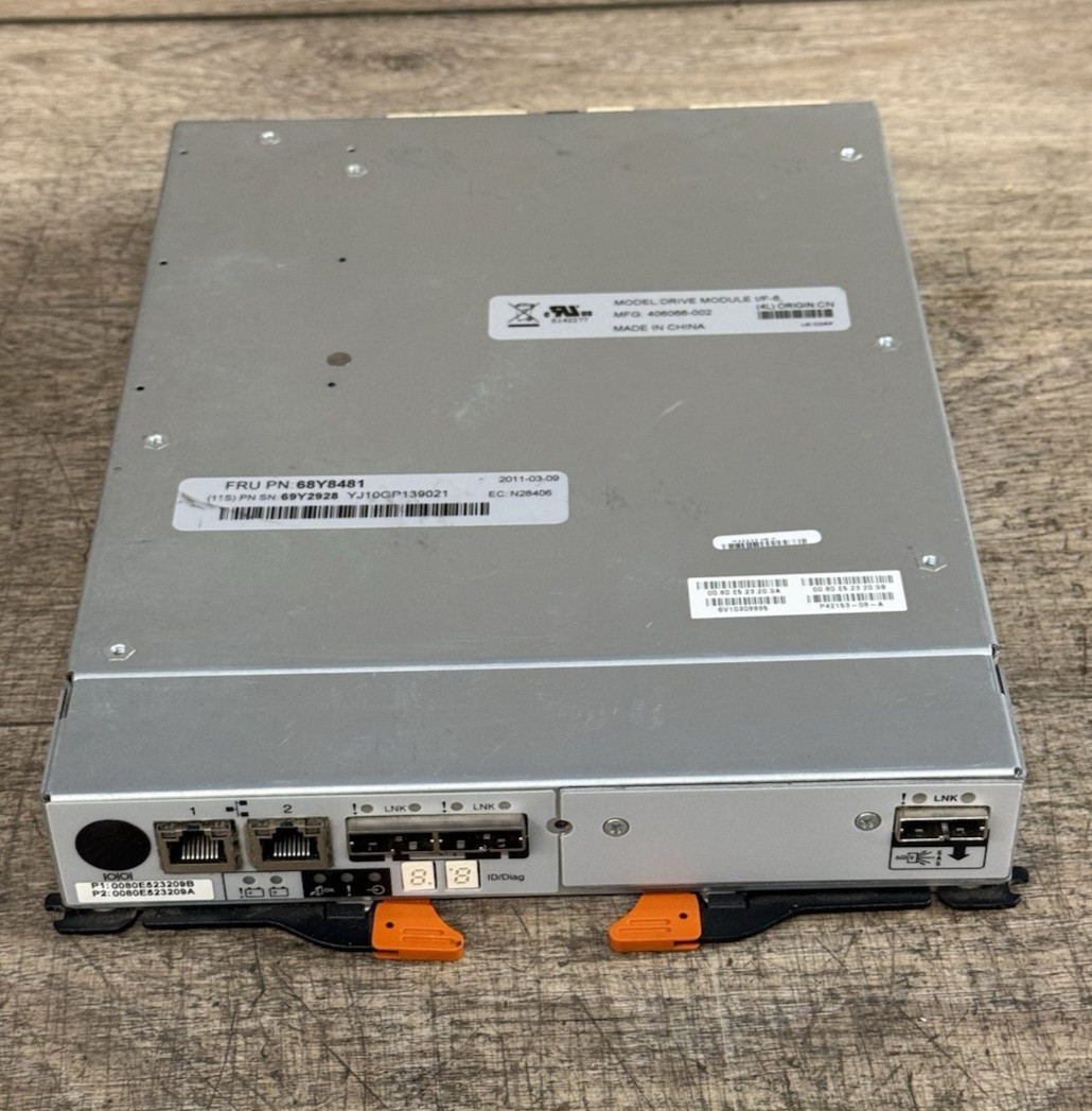 IBM 68Y8481 FRU 69Y2928 Drive Module Interface w/ 4-Port Module Installed