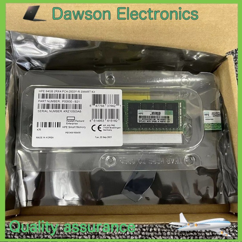 P00930-B21 NEW P03053-0A1 HPE 64GB 2Rx4 DDR4 PC4-2933Y GEN10 RDIMM Server Memory