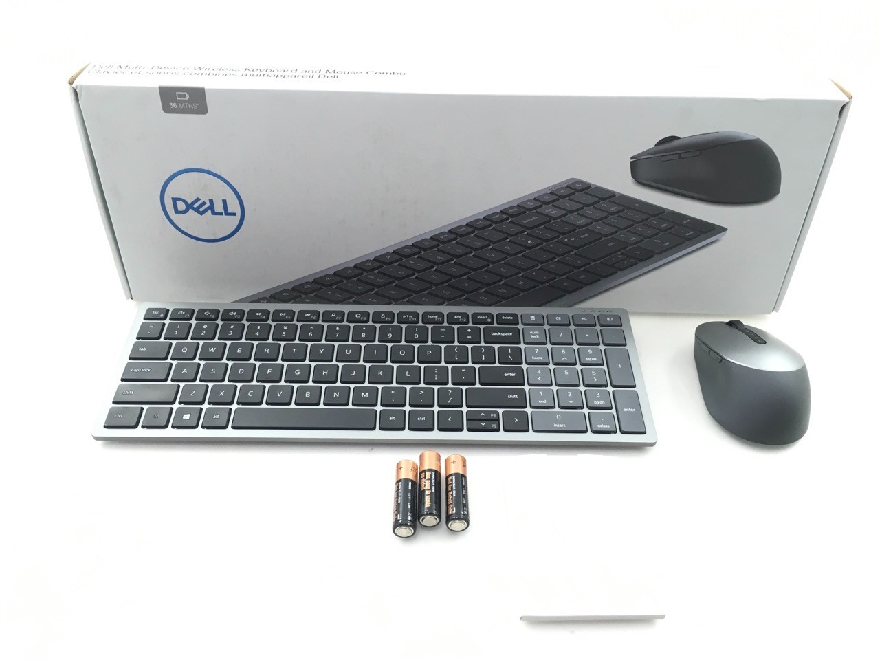 Dell KM7120W-GY-US Multi-Device Wireless Keyboard & Mouse - Titan Gray