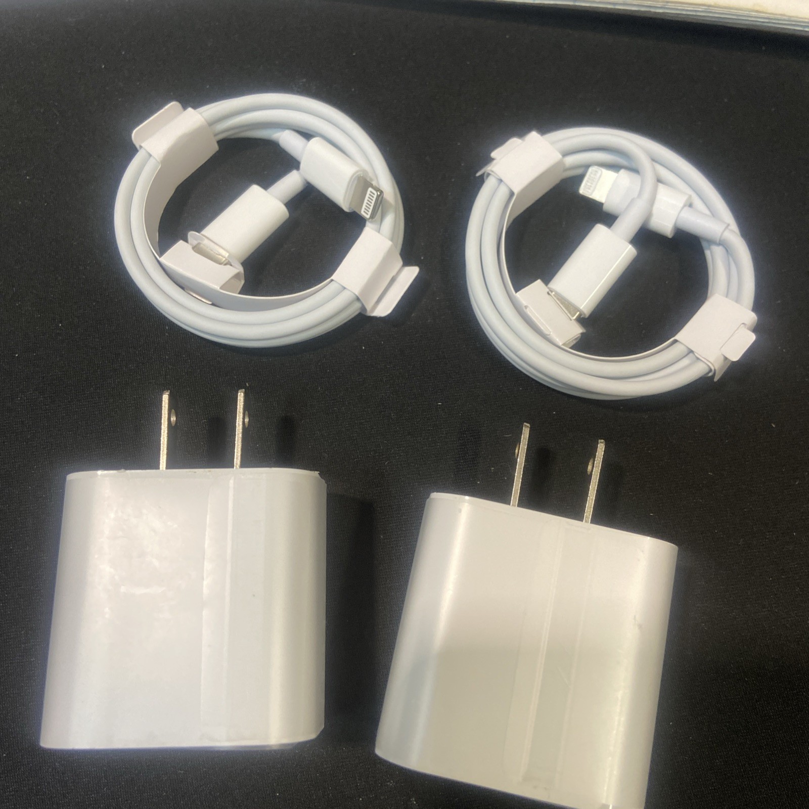 20W USB-C Power Adapter iPhone Charger & 2 Cable/2adapter(4 Psc Total)