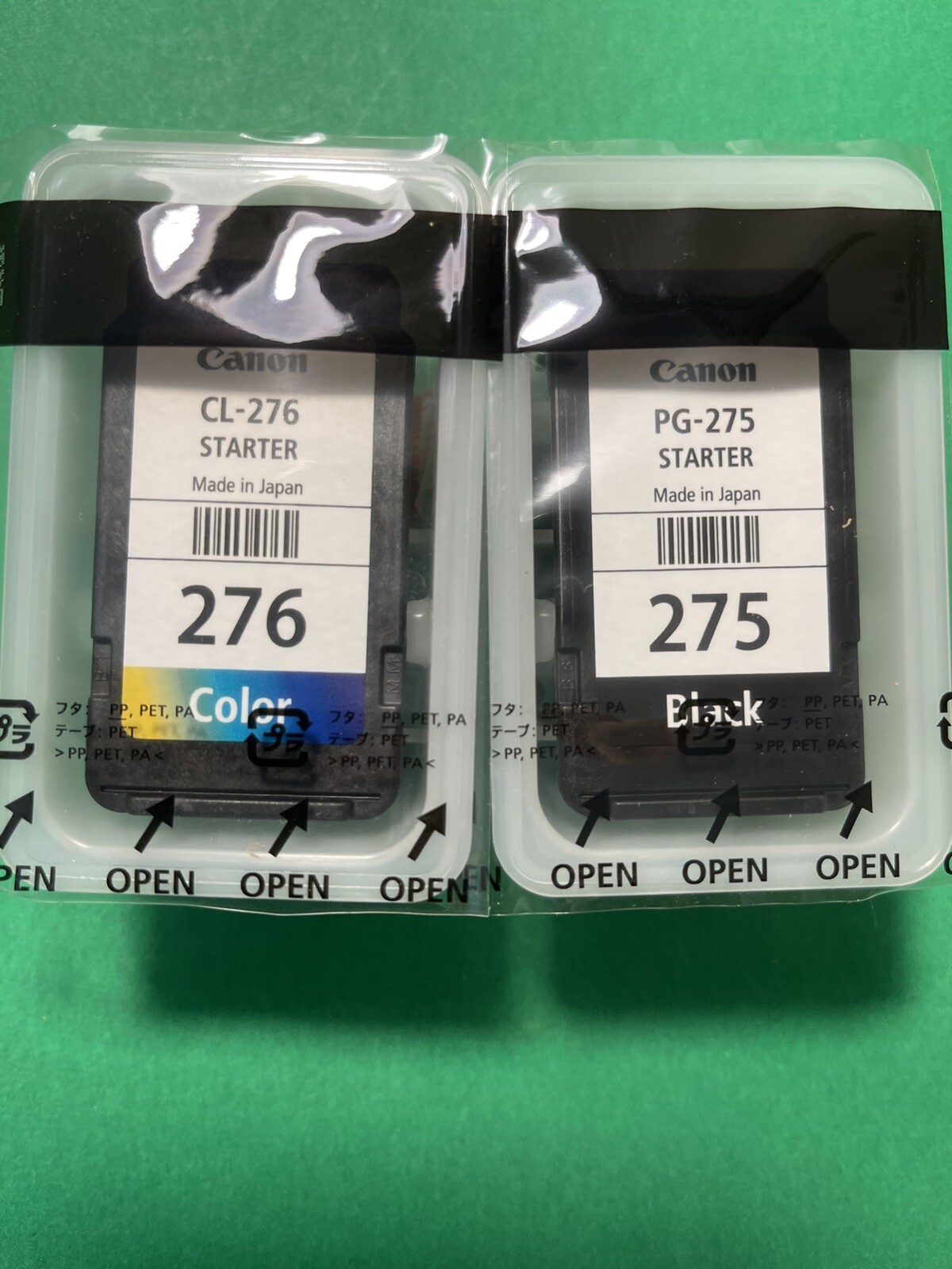 Genuine Canon 275/276 B/C Ink Cartridges-For Setup TS4722 3522 3722 Printer-NEW