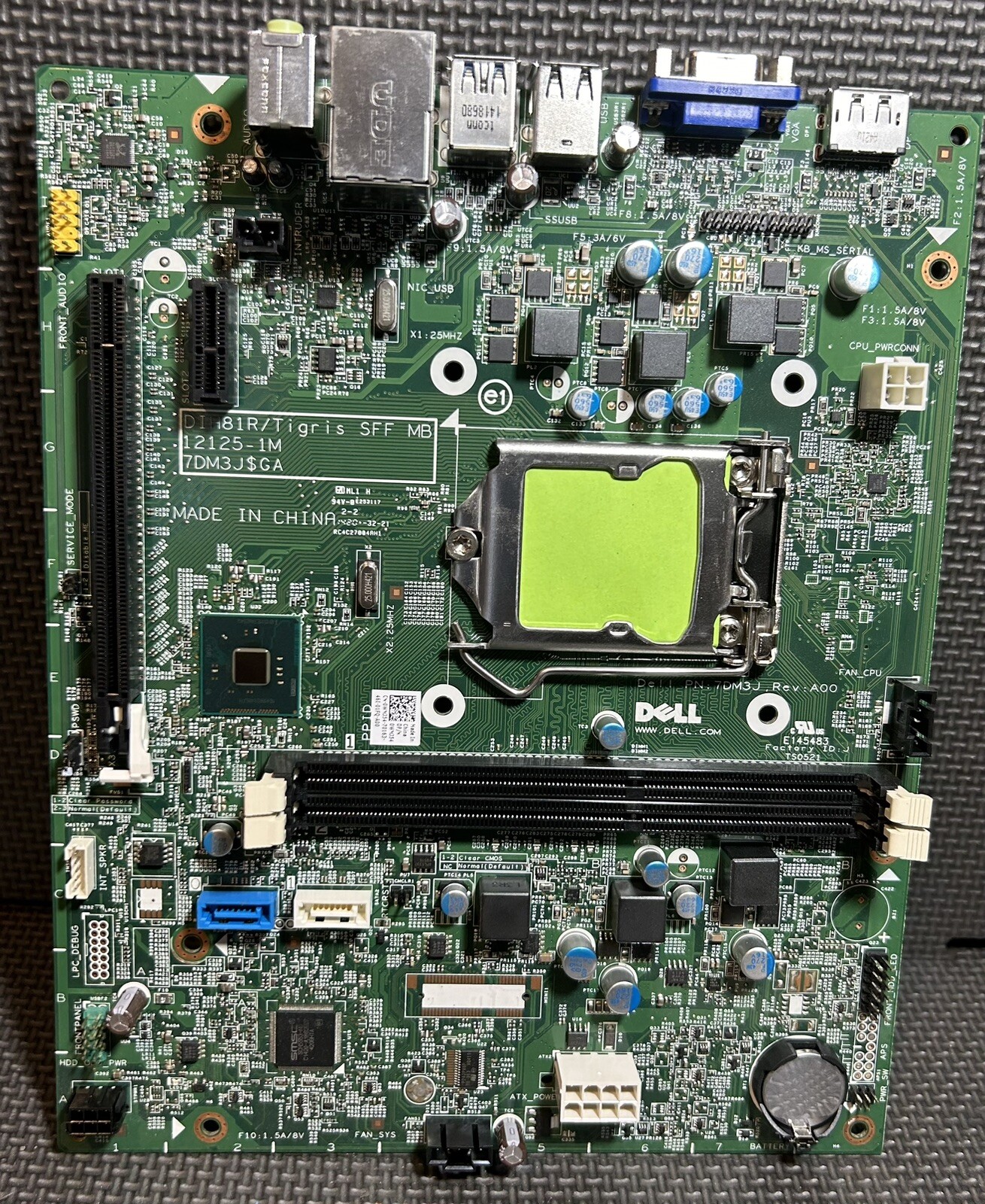 Dell DIH81R /Tigris SFF MB 12125-1M PN 7DM3J REV: A00 Optiplex 3020