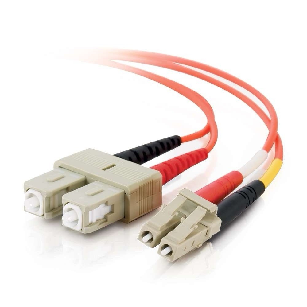 C2G 33155 6.56 ft. LC/SC Duplex 62.5/125 Duplex Multimode Fiber Optic Cable