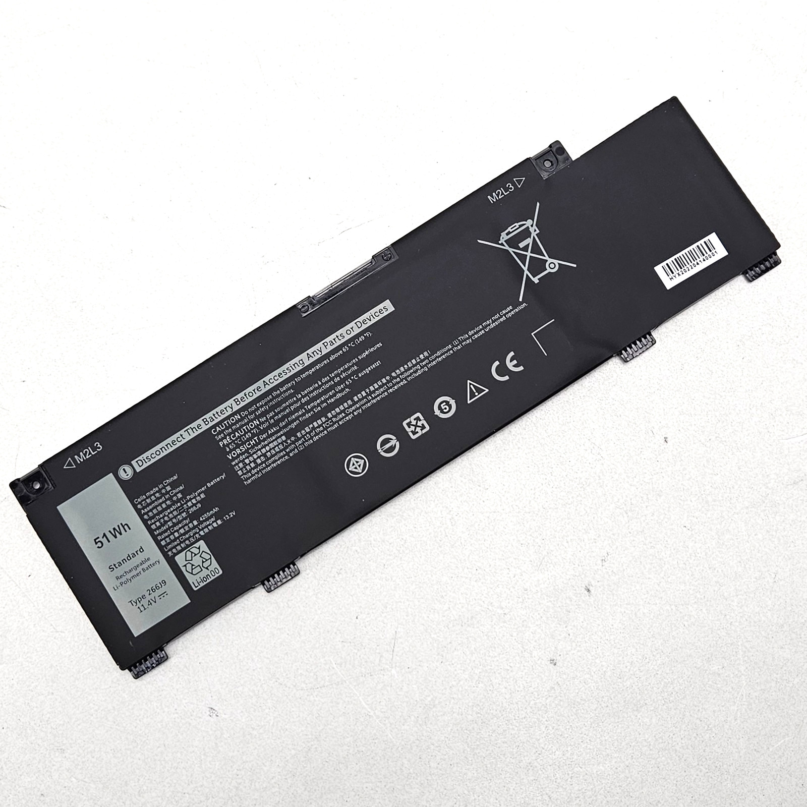 266J9 Battery For Dell G3 15 3500 3590 3790 G5 5500 SE 5505 Notebook 0M4GWP