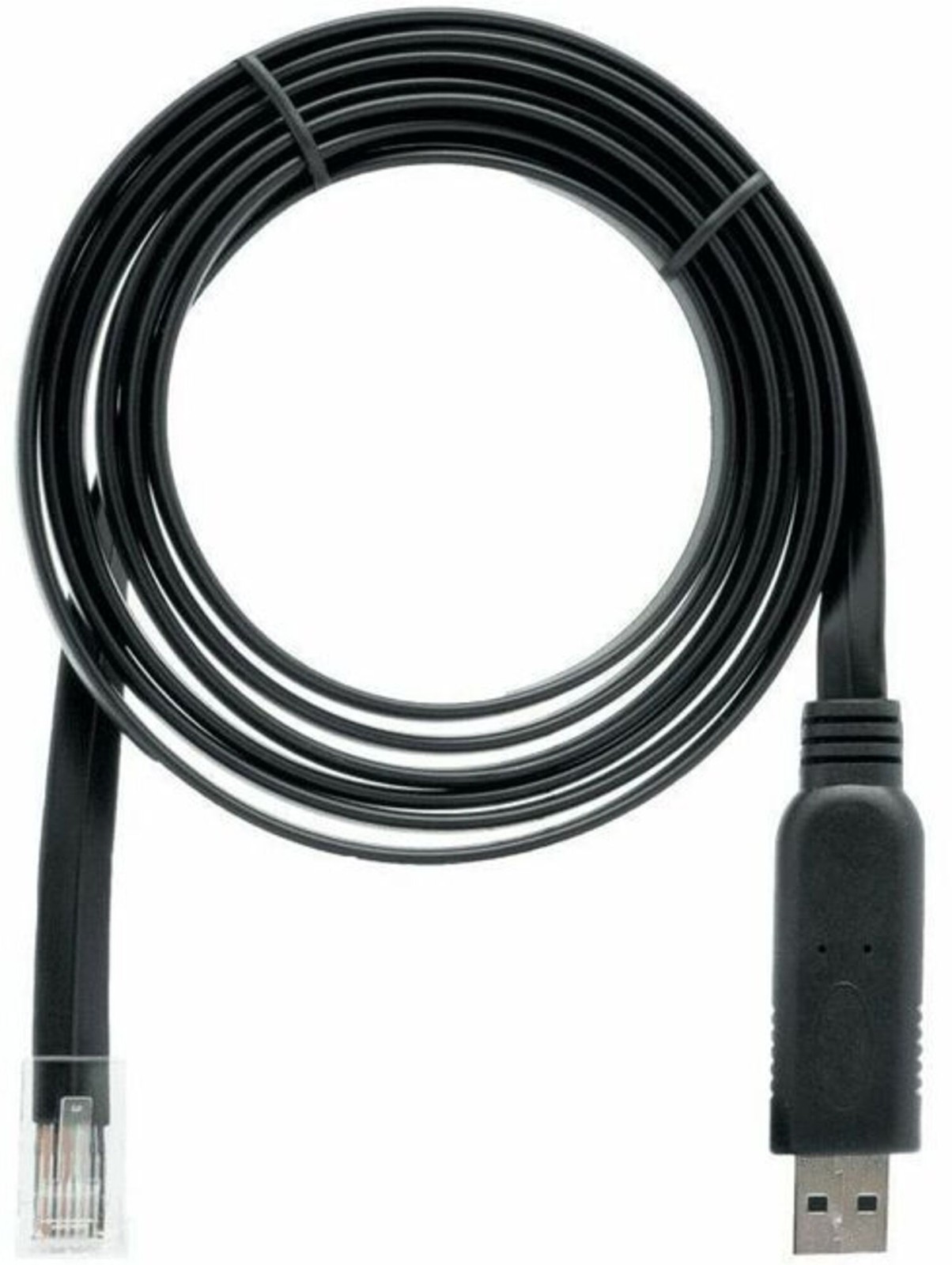QNAP Systems - CAB-CONSOLE-URJ45-1M8 - QNAP RJ-45/USB Network/Data Transfer
