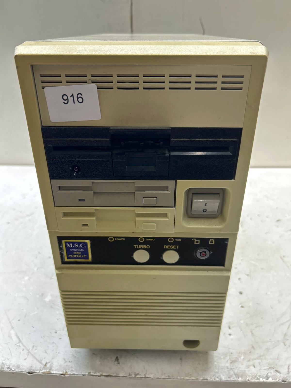 Vintage Retro Beige Baby AT PC Computer Case