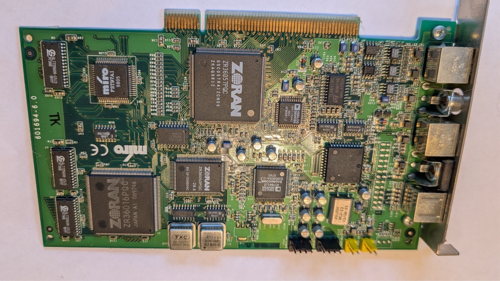 Pinnacle Systems 601694-6.0 miroVIDEO Miro DC30 Capture/Editing Untested AS IS