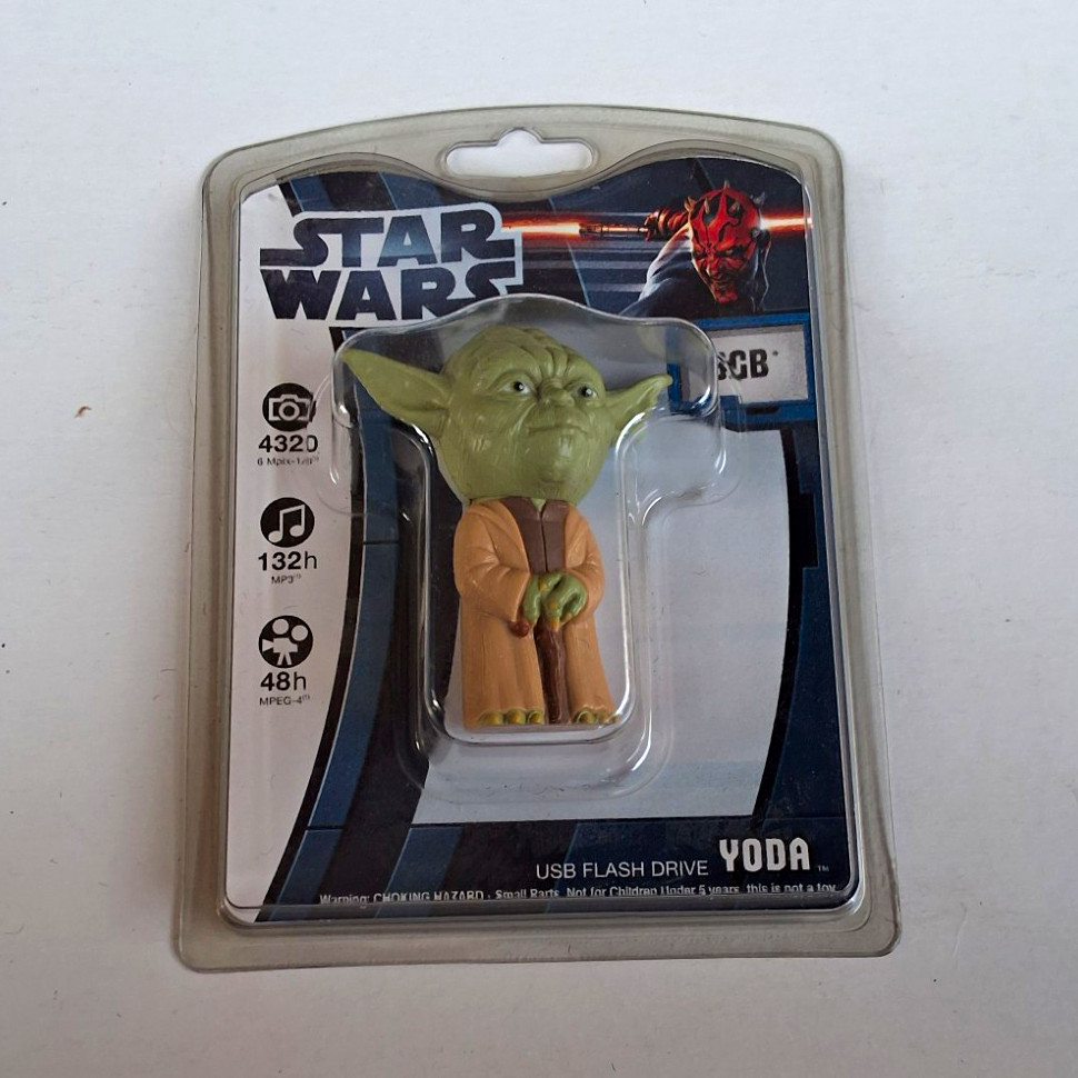 Tyme Machines Star Wars Yoda 8GB USB Flash Drive USB 2.0 PC/Mac