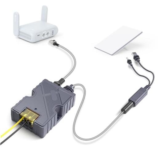 150W GigE PoE Injector Splitter & Adapter for Starlink Mini/Mini X