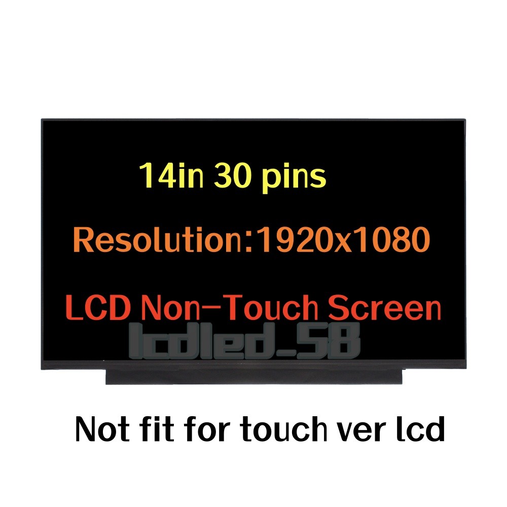 For Acer KL.14008.019 KL.1400D.033 KL.1400E.009 Led Lcd Screen 14.0" FHD 30 Pin