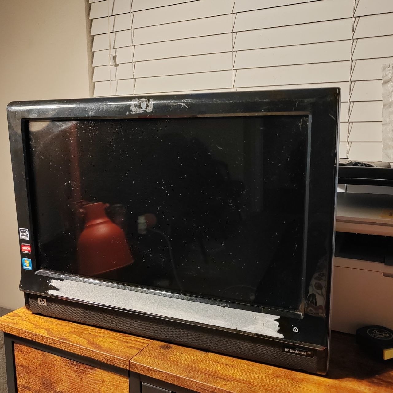 HP TouchSmart 300 All-in-One Touchscreen PC AMD Vision FOR PARTS / REPAIR