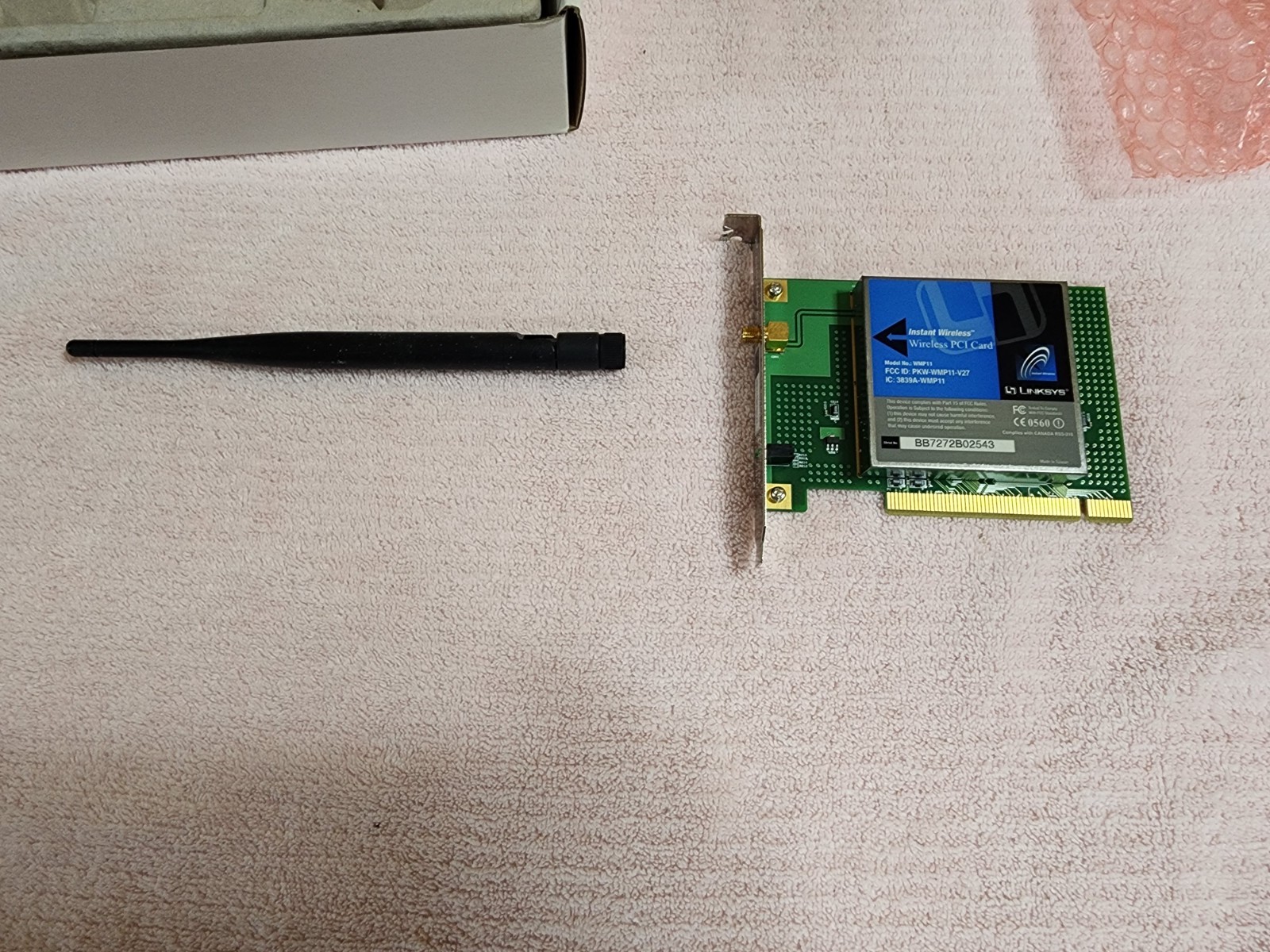 Linksys Instant Wireless PCI Adapter Card Wireless-B 2.4GHz 802.11b - WMP11
