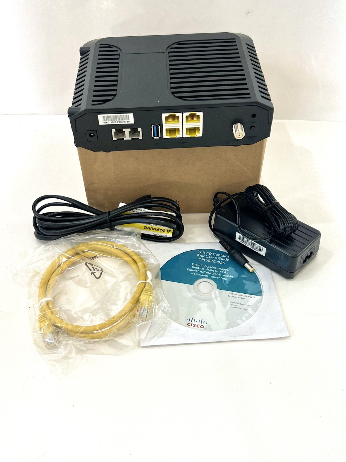 Cisco DPC3925 DOCSIS 3.0 8.4 Wireless Gateway Modem Router NEW SEALED
