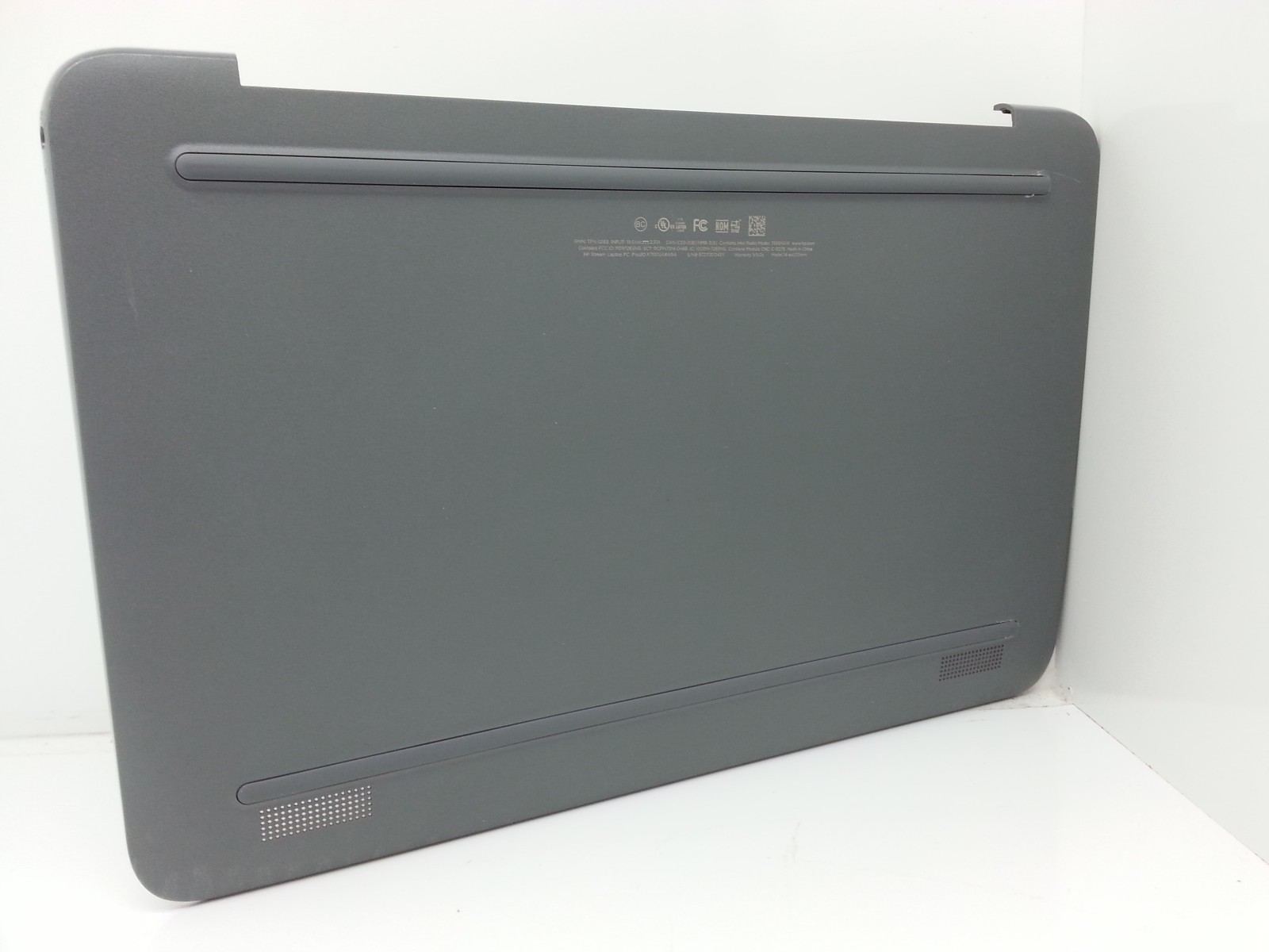 Genuine HP Stream 14-AX 14-AX030WM Gray Bottom Case + 2 Rubbers EA0P900407A / 39