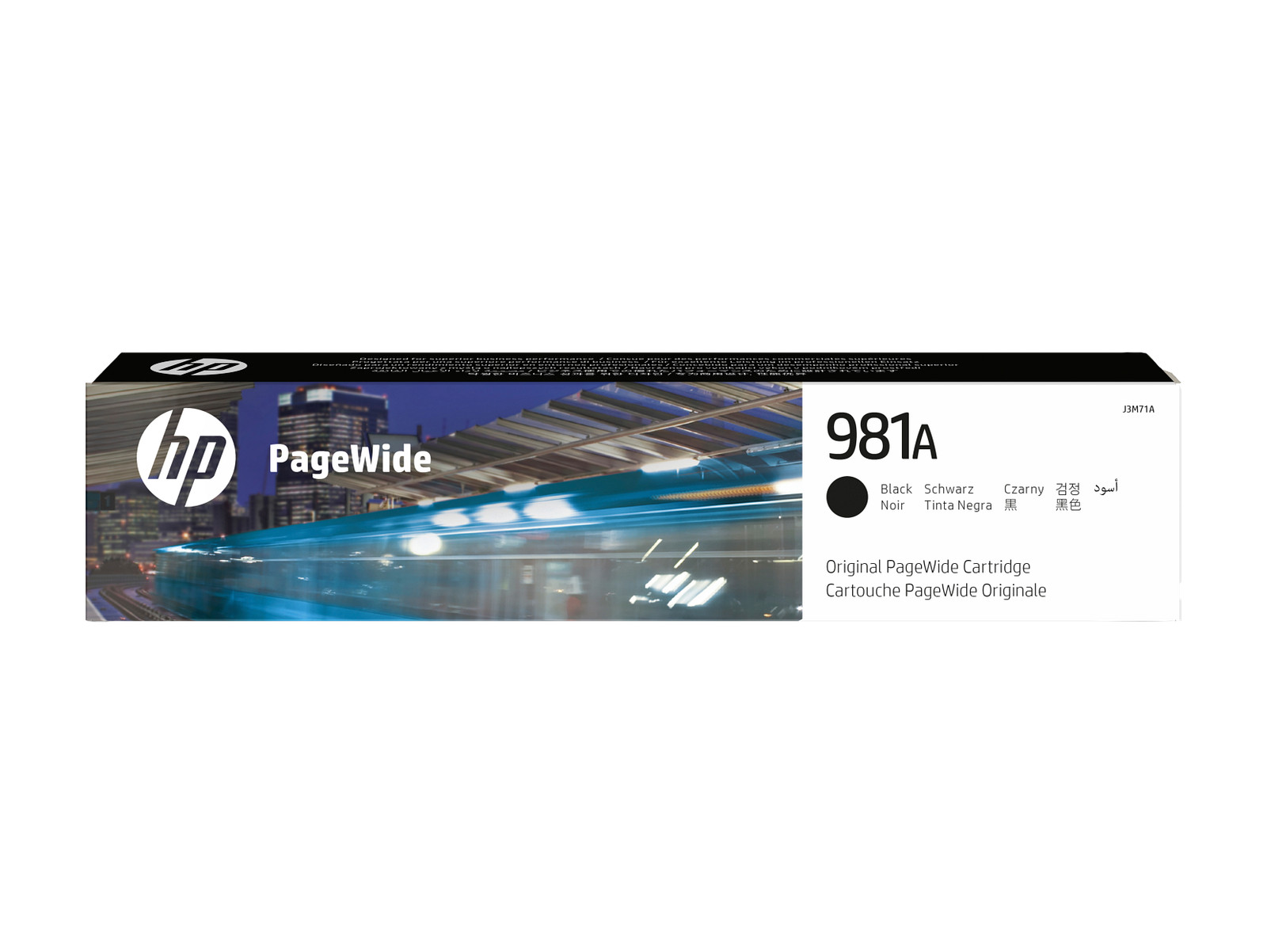 HP 981A Black Original PageWide Cartridge, ~6,000 pages, J3M71A