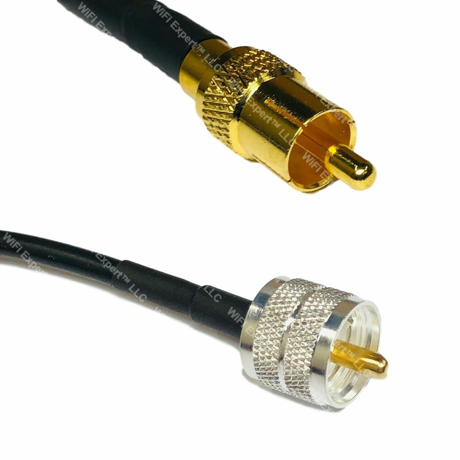 USA-CA LMR240 RCA MALE to PL259 UHF MALE Coaxial RF Pigtail Cable