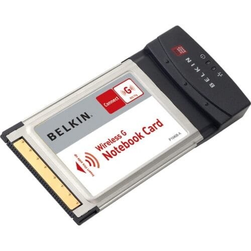 Belkin F5D7010 IEEE 802.11b/g Wi-Fi Adapter Wireless G Notebook Card CardBus