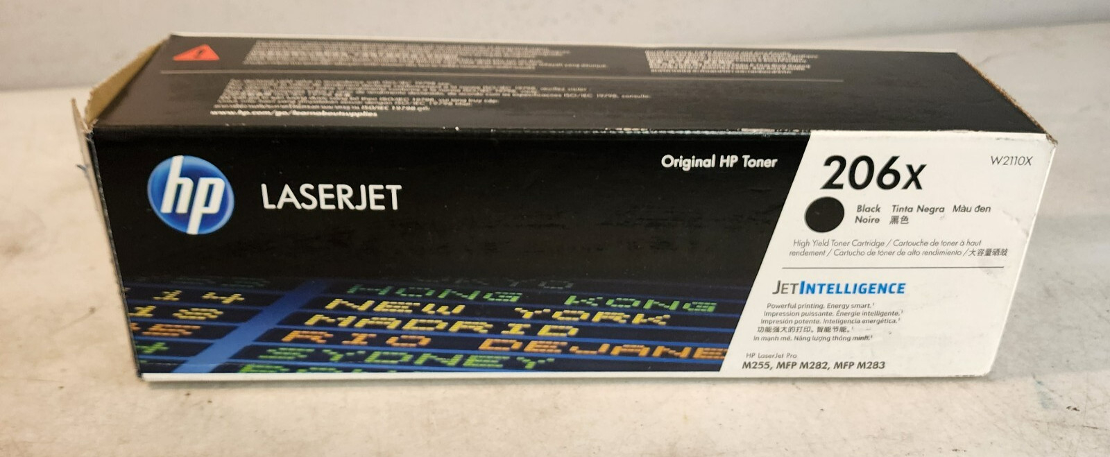 HP W2110X 206X Black High Yield Toner Cartridge Genuine New Open Box