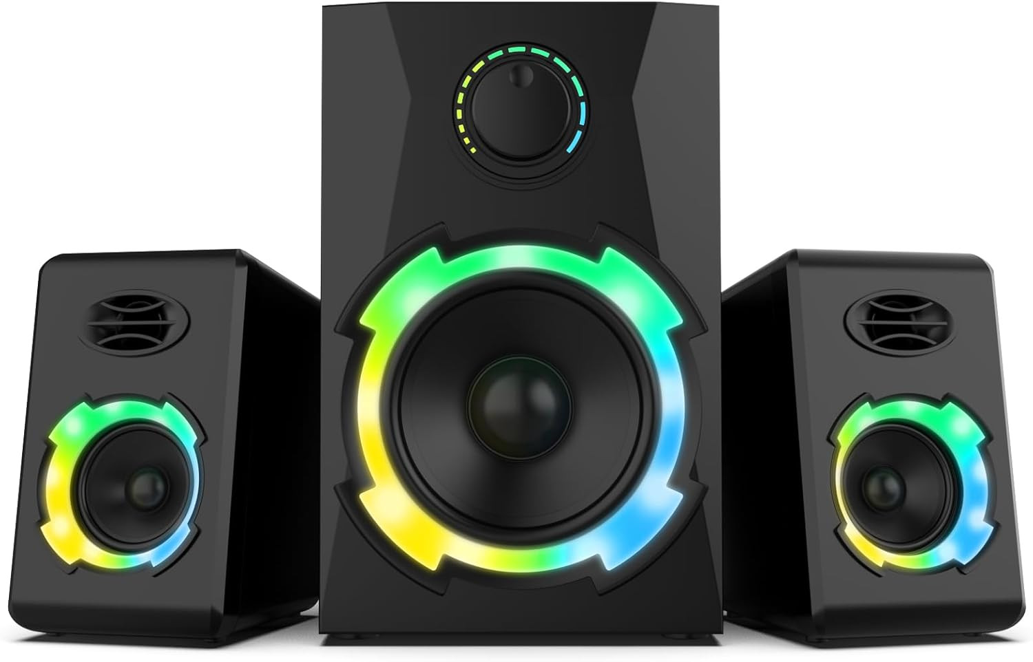 OROW Computer Speakers,40W PC Speakers with Subwoofer,Gaming Speakers with Bass,