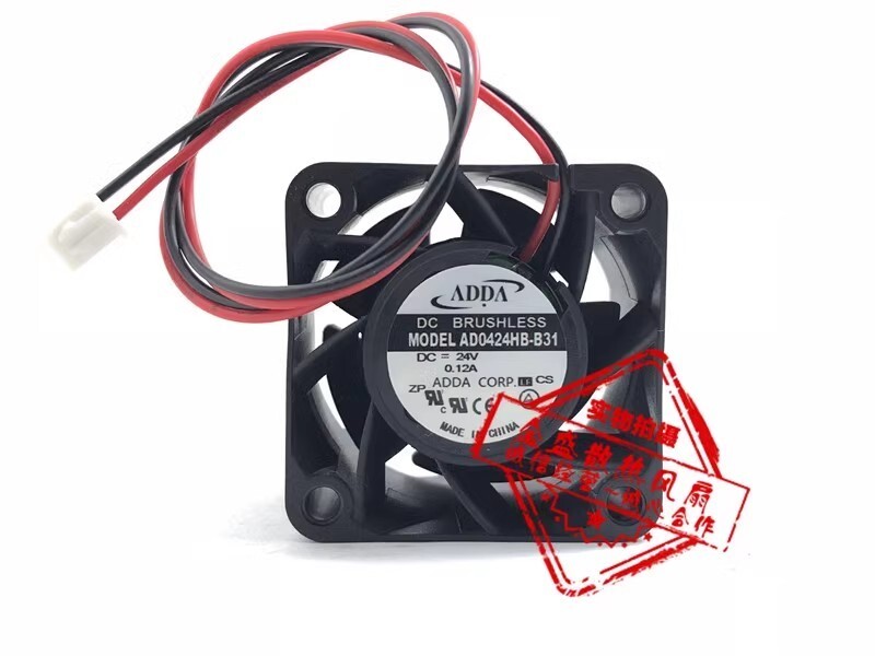 ADDA AD0424HB-B31 4028 DC24V 0.12A 4CM 2-Pin Inverter Cooling Fan
