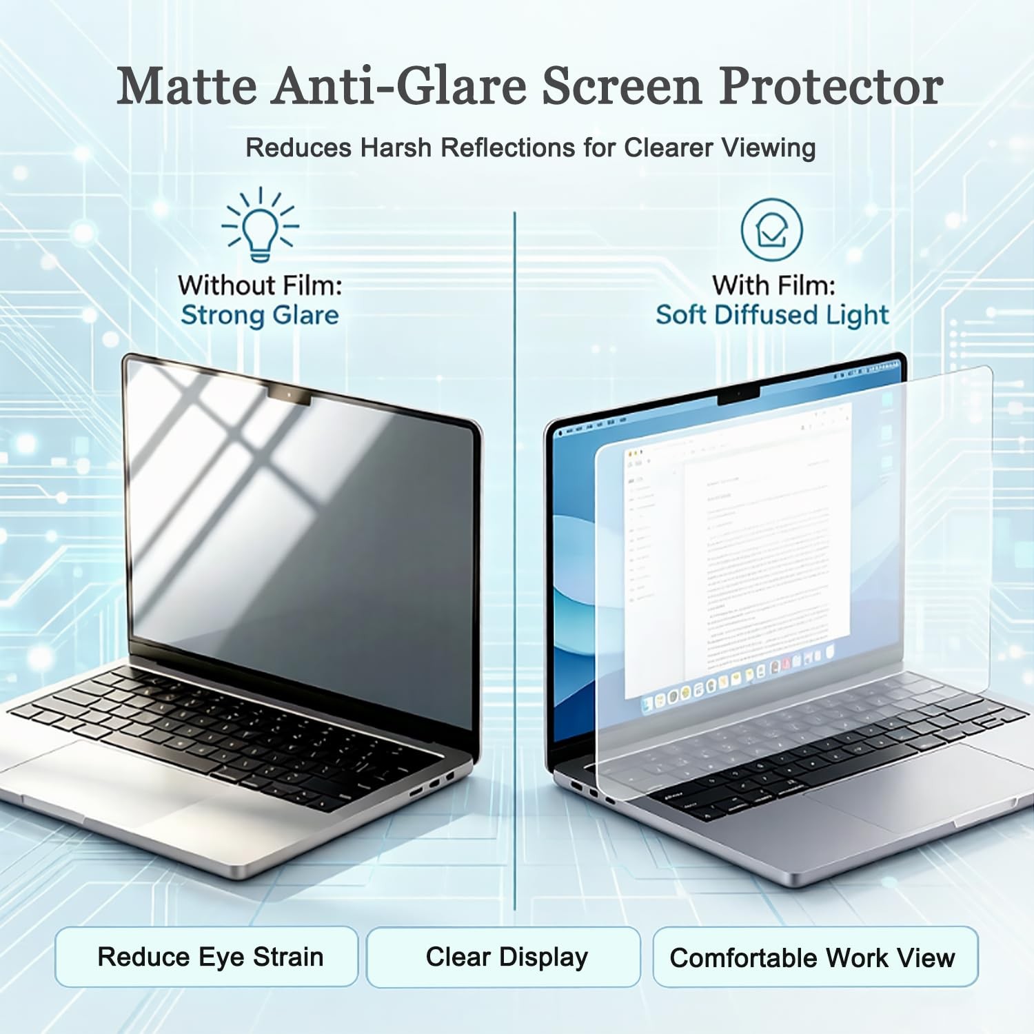 16 inch Anti Glare Screen Protector for Dell DC16250 DC16251 Laptop Screen