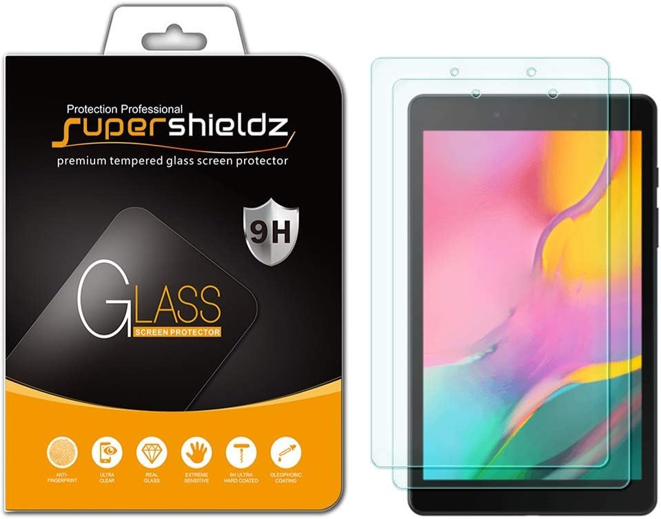 2-Pack Anti Scratch Tempered Glass Screen Protector for Samsung Galaxy Tab A 8.0