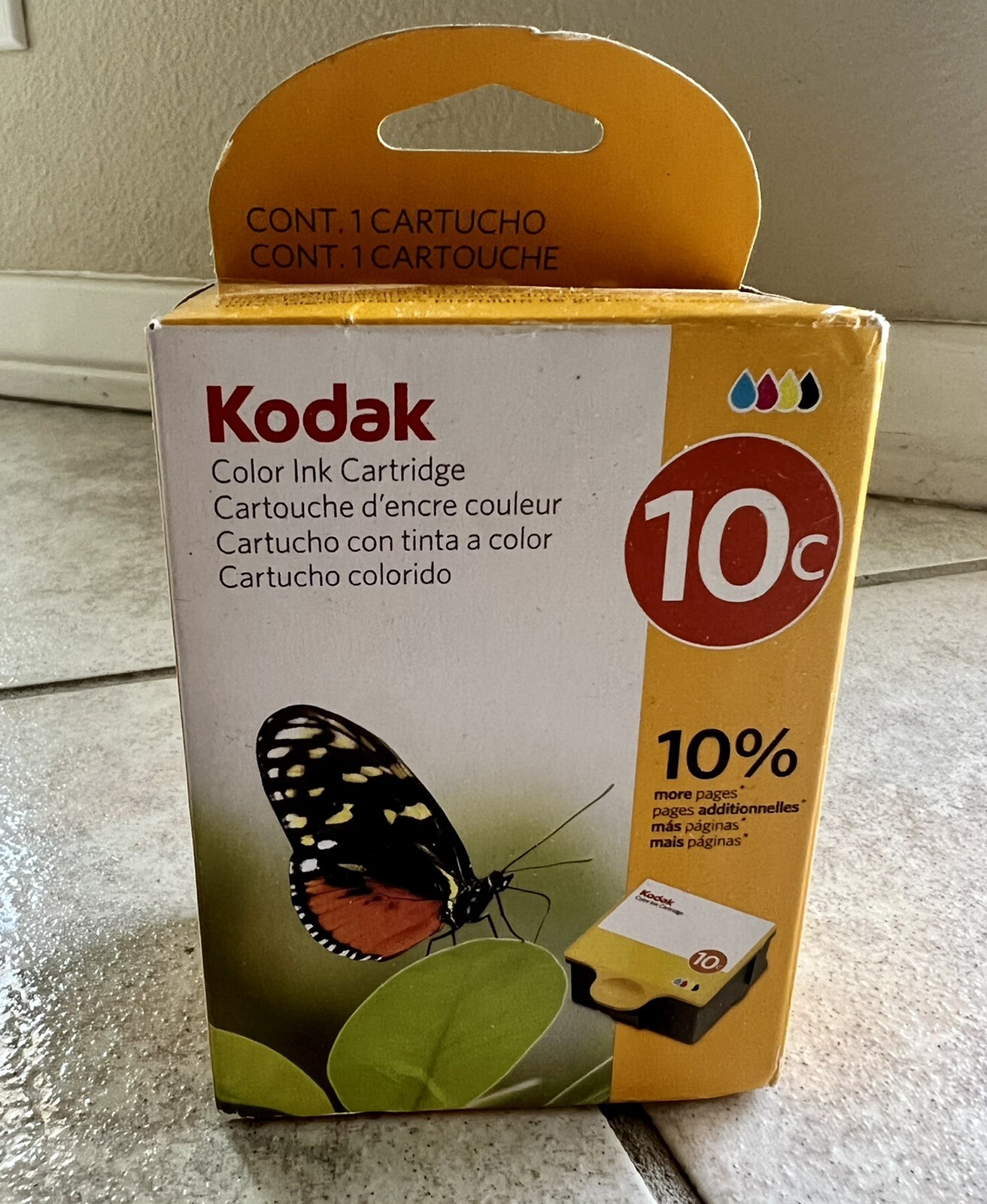 NEW IN BOX  Kodak 10c Color Ink Cartridge, Genuine Kodak Product *REDUCED  PRICE