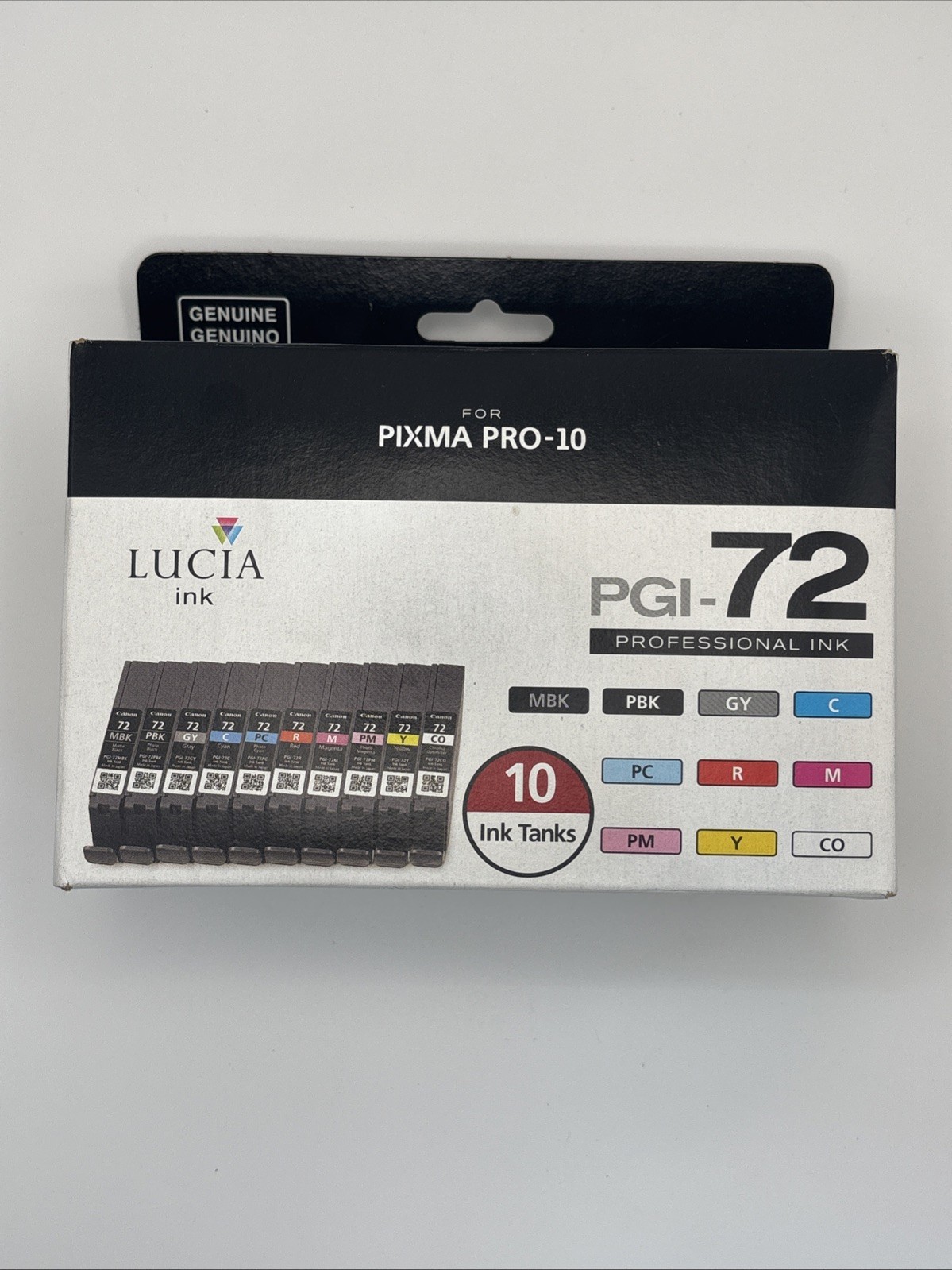 Canon 6402B007 LUCIA PGI-72 Ink Cartridge Set 10 Colors Sealed