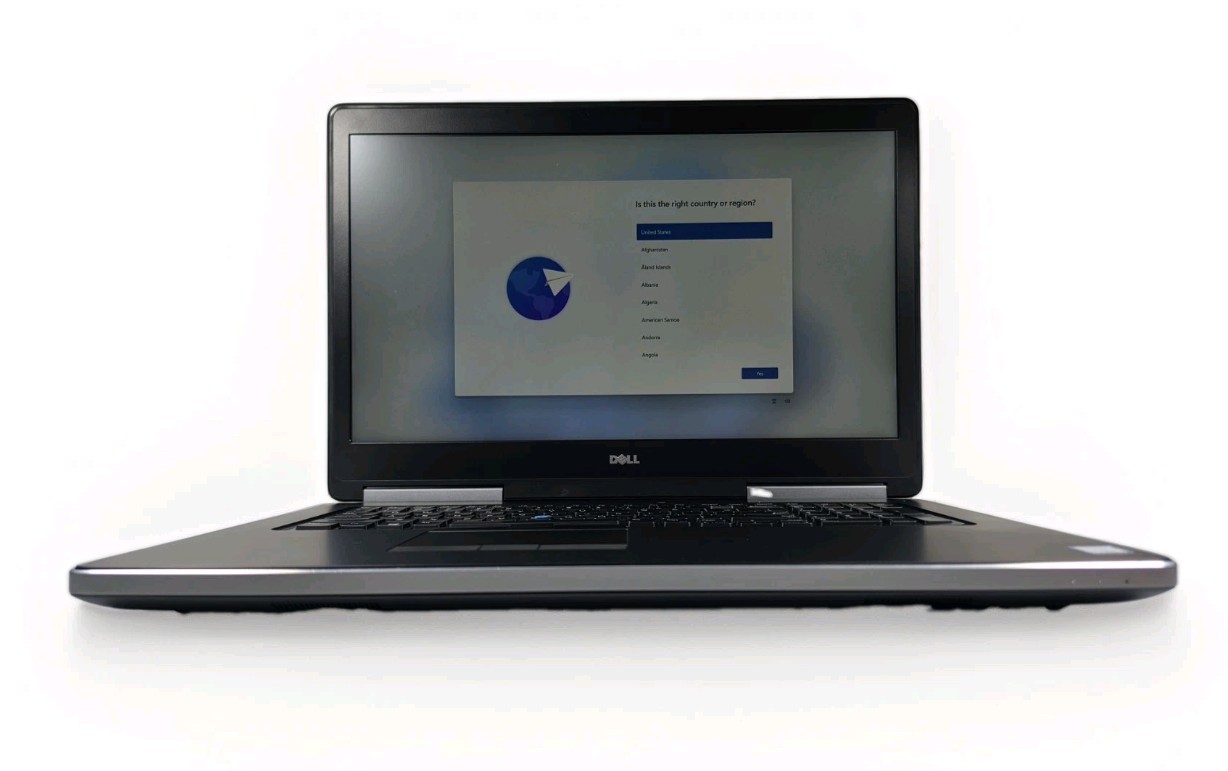 Dell Precision 7720 FHD Intel i7-7920HQ 8GB RAM 128GB SSD WINDOWS 11