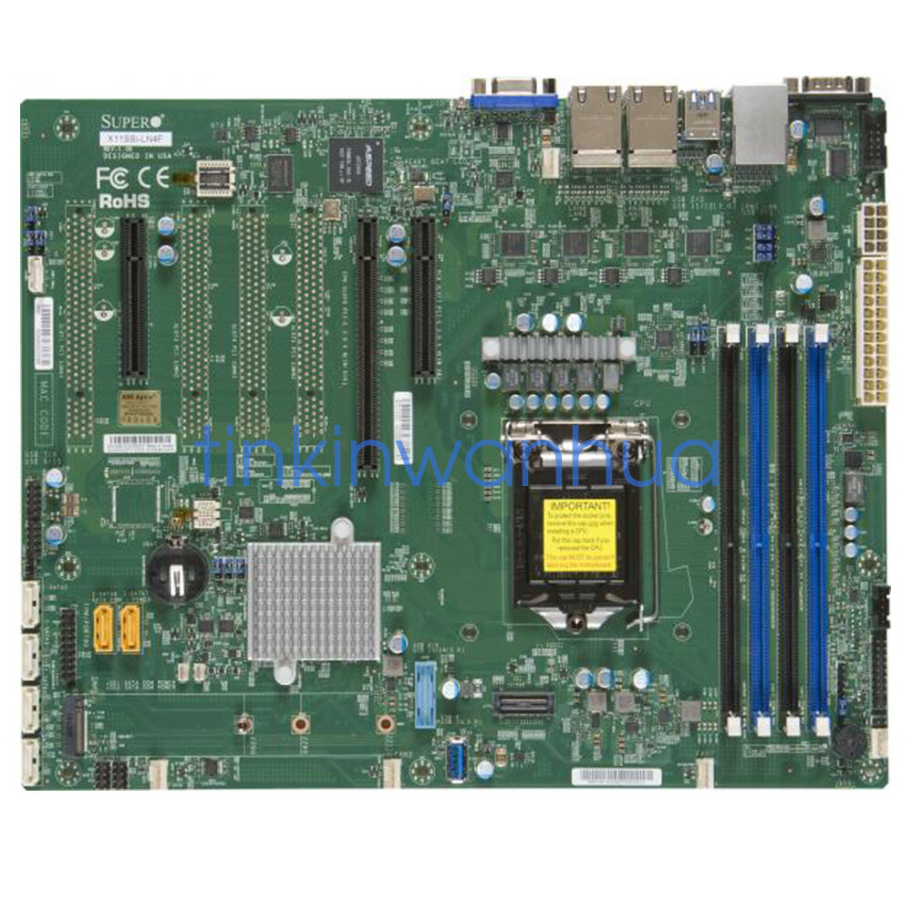 For Supermicro X11SSi-LN4F Intel C236 LGA1151 DDR4 ATX Server Motherboard