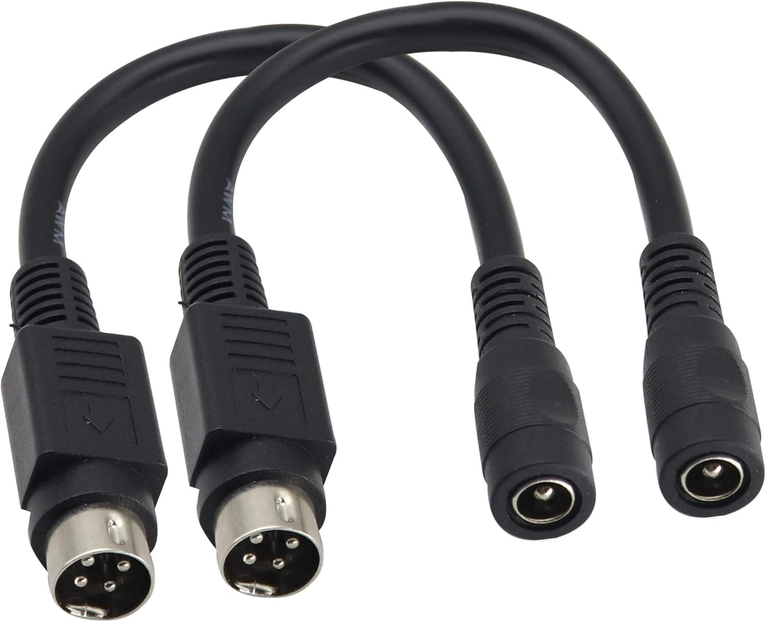 4 Pin DIN to DC Power Cable - 4 Pin Mini Din Male to DC 5.5 X 2.1 Mm Female - 6
