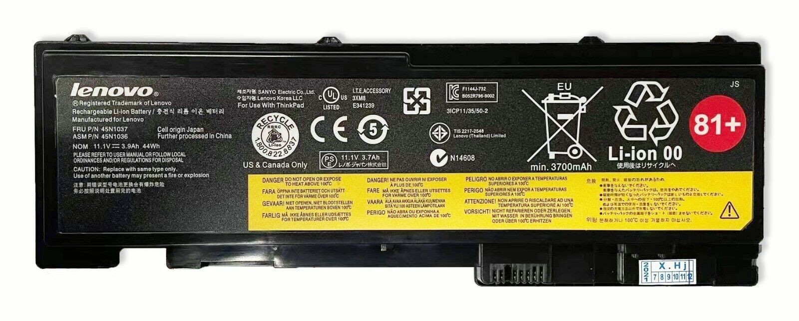 Genuine t430s t420s battery for Lenovo ThinkPad 45n1036 45n1037 45n1038 0a36309