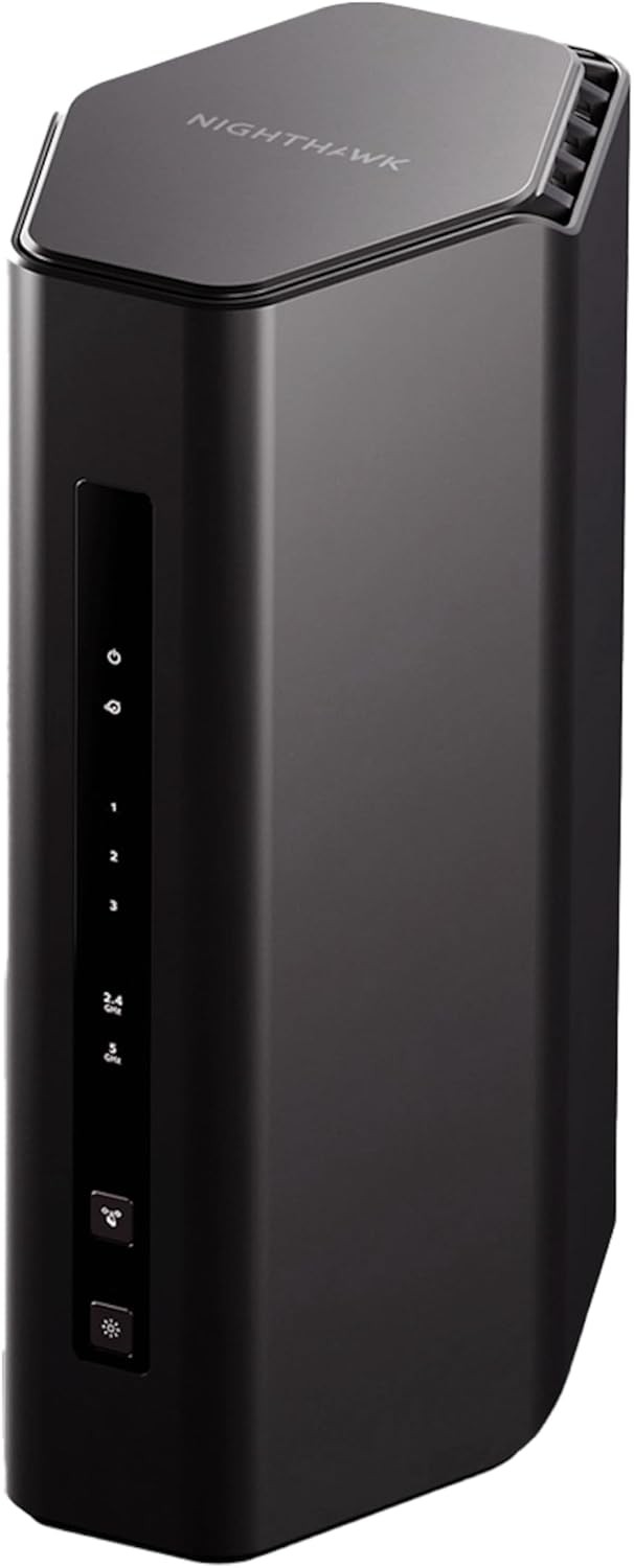 NETGEAR Nighthawk Dual-Band WiFi 7 Router RS140 Router Only BE5000